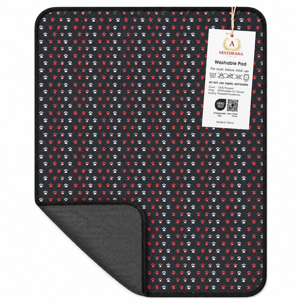 NESTORANA REUSABLE PEE PADS - 4 Pack