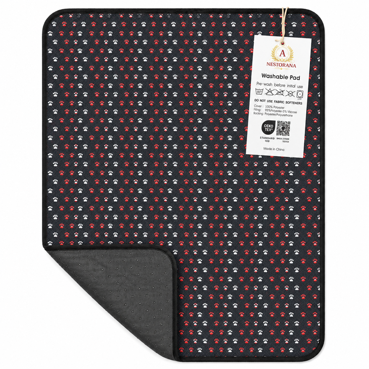 NESTORANA REUSABLE PEE PADS - 4 Pack