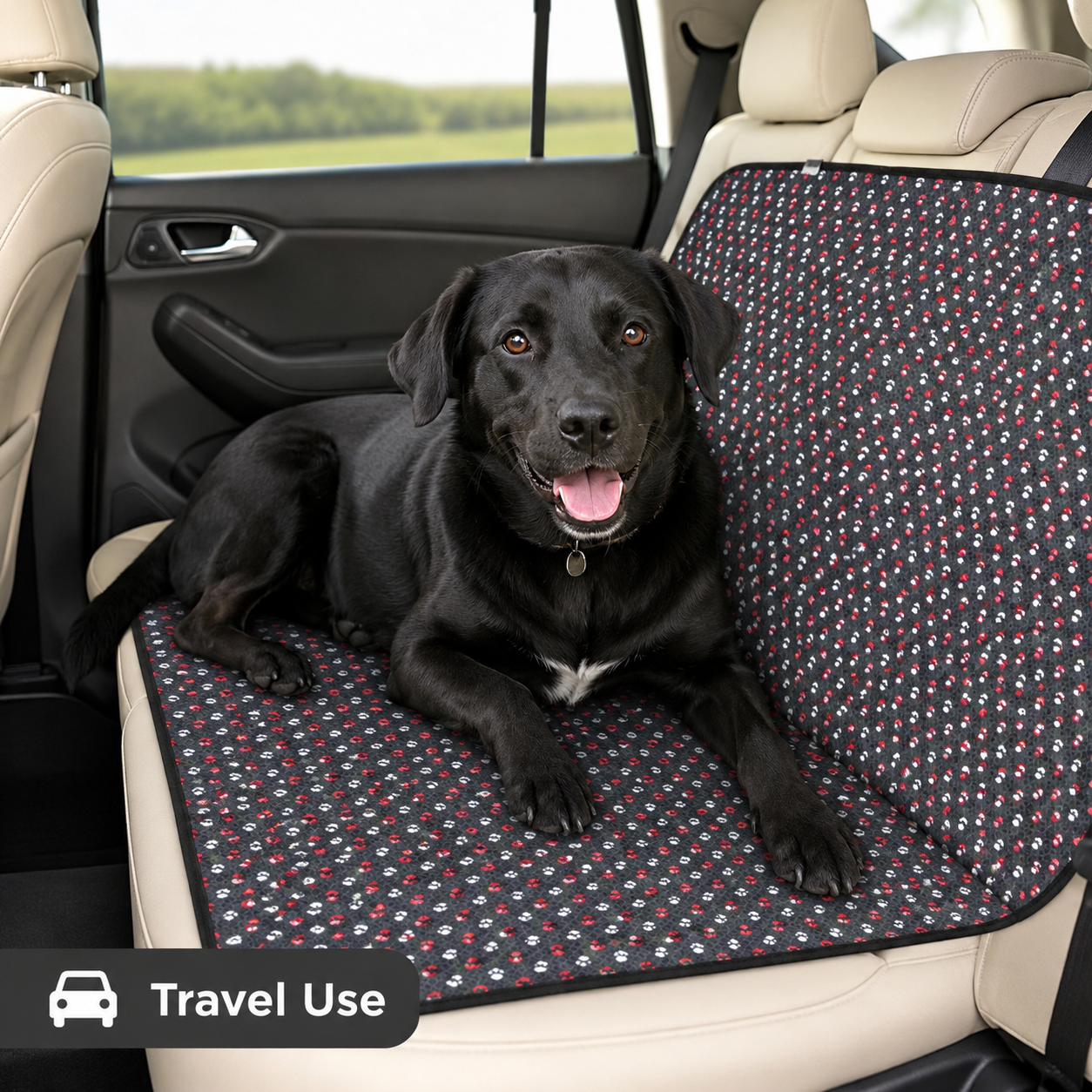 NESTORANA Washable Reusable Dog Pee Pads – 2 Pack, 24 × 36 Inches(Polka Dots)
