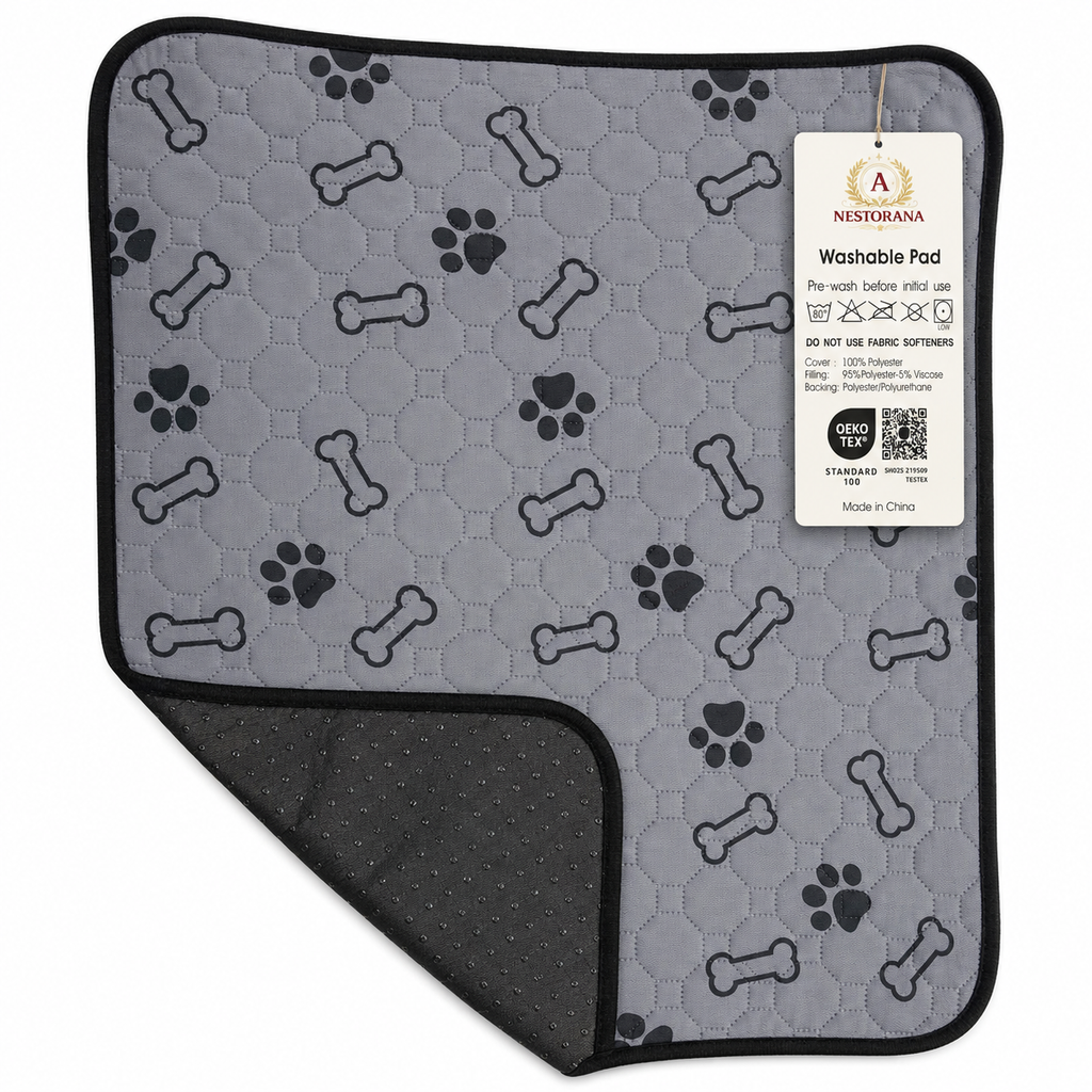 NESTORANA REUSABLE PEE PADS - 4 Pack