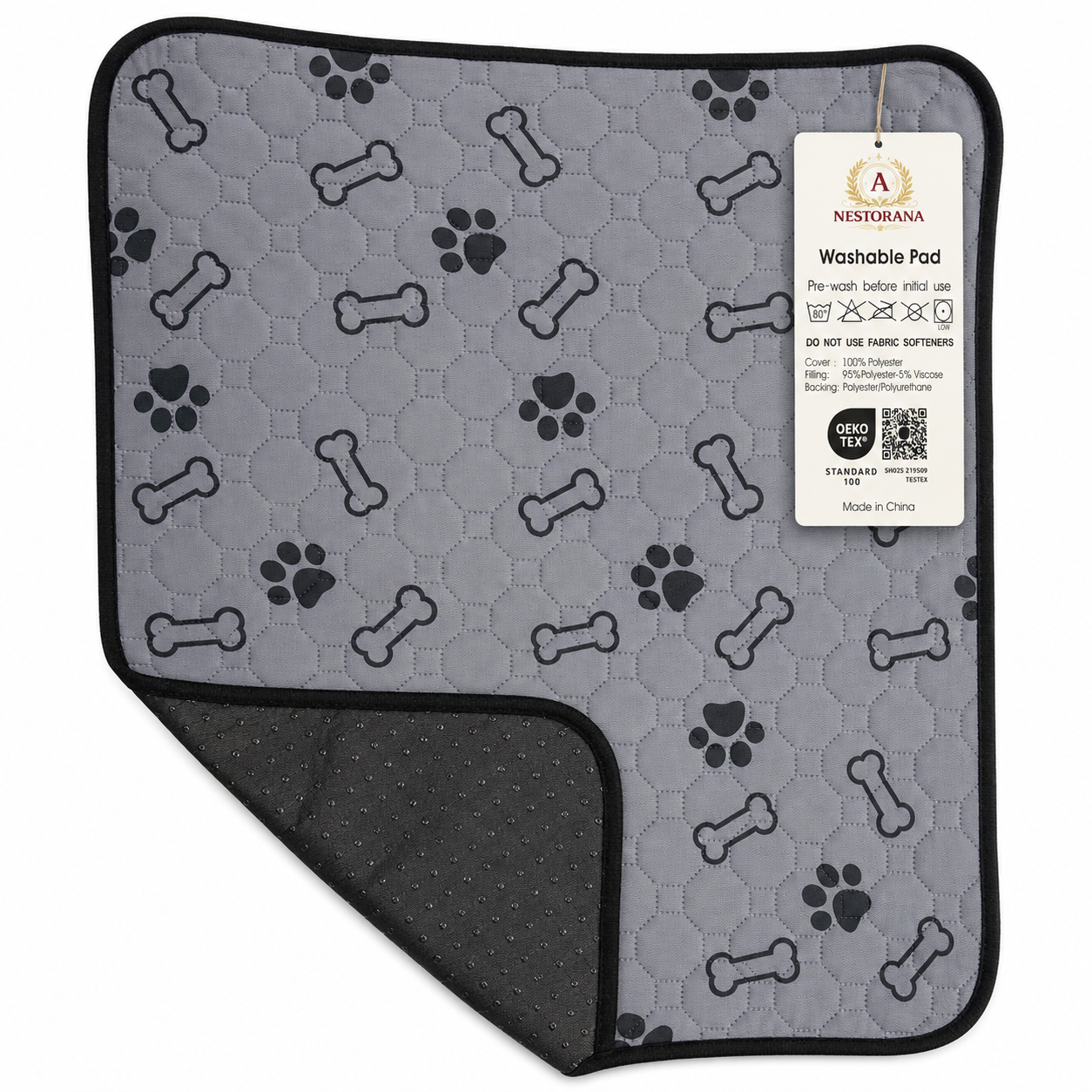 NESTORANA REUSABLE PEE PADS - 4 Pack