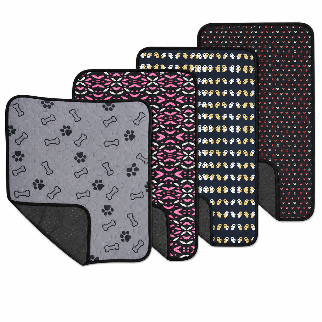 NESTORANA REUSABLE PEE PADS - 4 Pack
